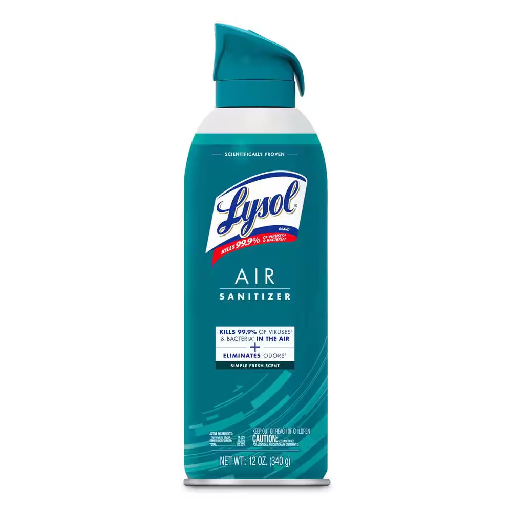 Air Sanitizer Spray, for Air Sanitization and Odor Elimination, Simple Fresh, 10 Fl. Oz