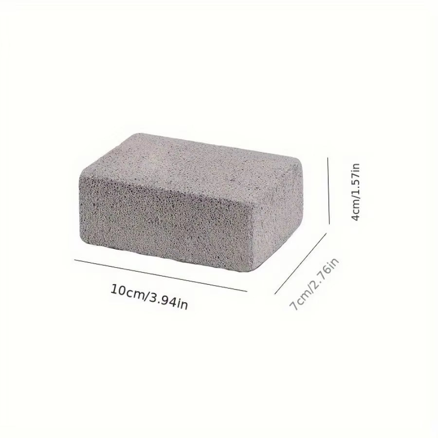 1 Piece Gray Cleaning Pumice, Suitable for Cleaning Grills, Baking Pans, Swimming Pools, and Toilets, Simple and Convenient