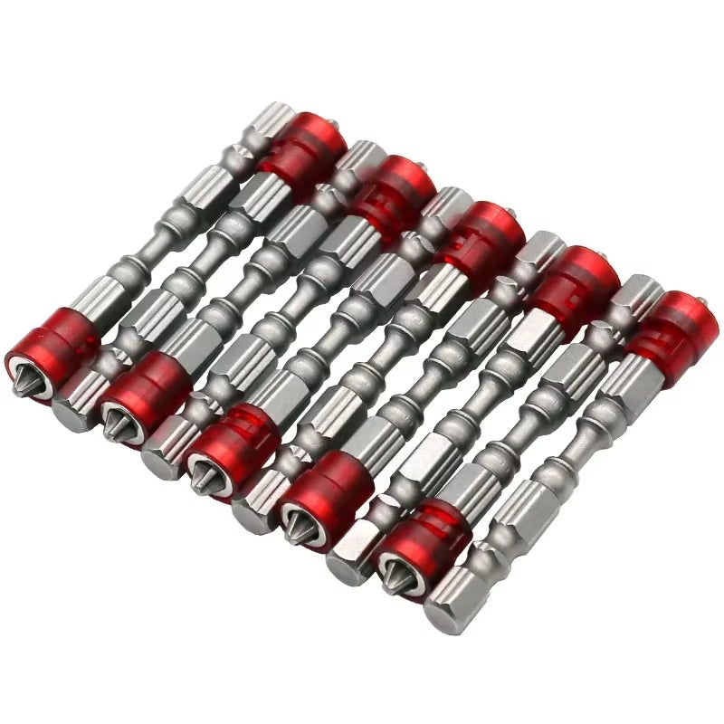 1/2/3Pcs 48Mm S2 Alloy PH2 Phillips Magnetic Screwdriver Bits 1/4 Inch Hex Shank Drywall Screwdriver Hand Electric Screw Tool