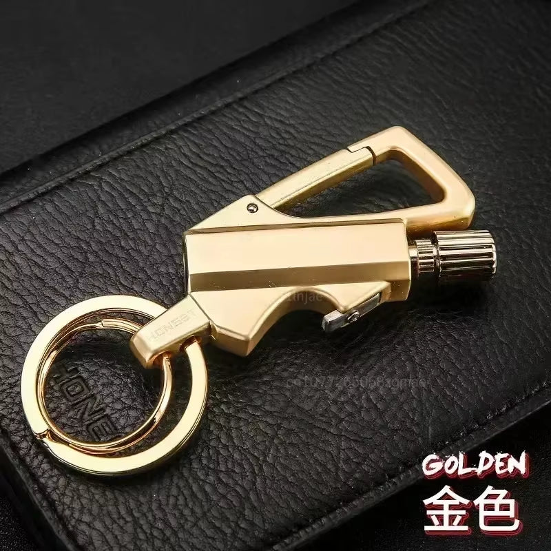 Permanent Match Wireless Lighter with Multi-Function Keychain Bottle Opener, Lit Anytime, Anywhere, Suitable for Outdoorsurvival