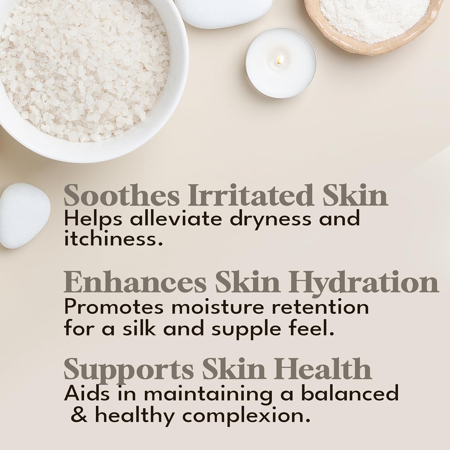 -Amazing Minerals Dead Sea Bath Salts,100% Full Mineral Therapeutic Bath Salts, Detoxifying & Moisturizing, Exfoliating for Dry Skin, Unscented(5 Lbs)