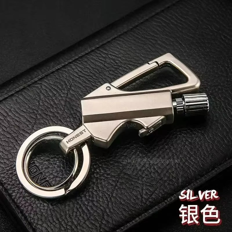 Permanent Match Wireless Lighter with Multi-Function Keychain Bottle Opener, Lit Anytime, Anywhere, Suitable for Outdoorsurvival