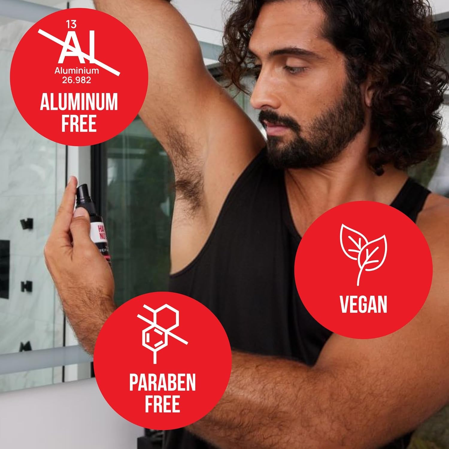 the Refresher Men'S Ball Deodorant Spray - Cooling, Toning, Deodorizing Body Spritz - Clean Ingredients, Ideal for Post-Trimming, Shaving & Cleansing - Groin Deodorant Spray (1 Pack)