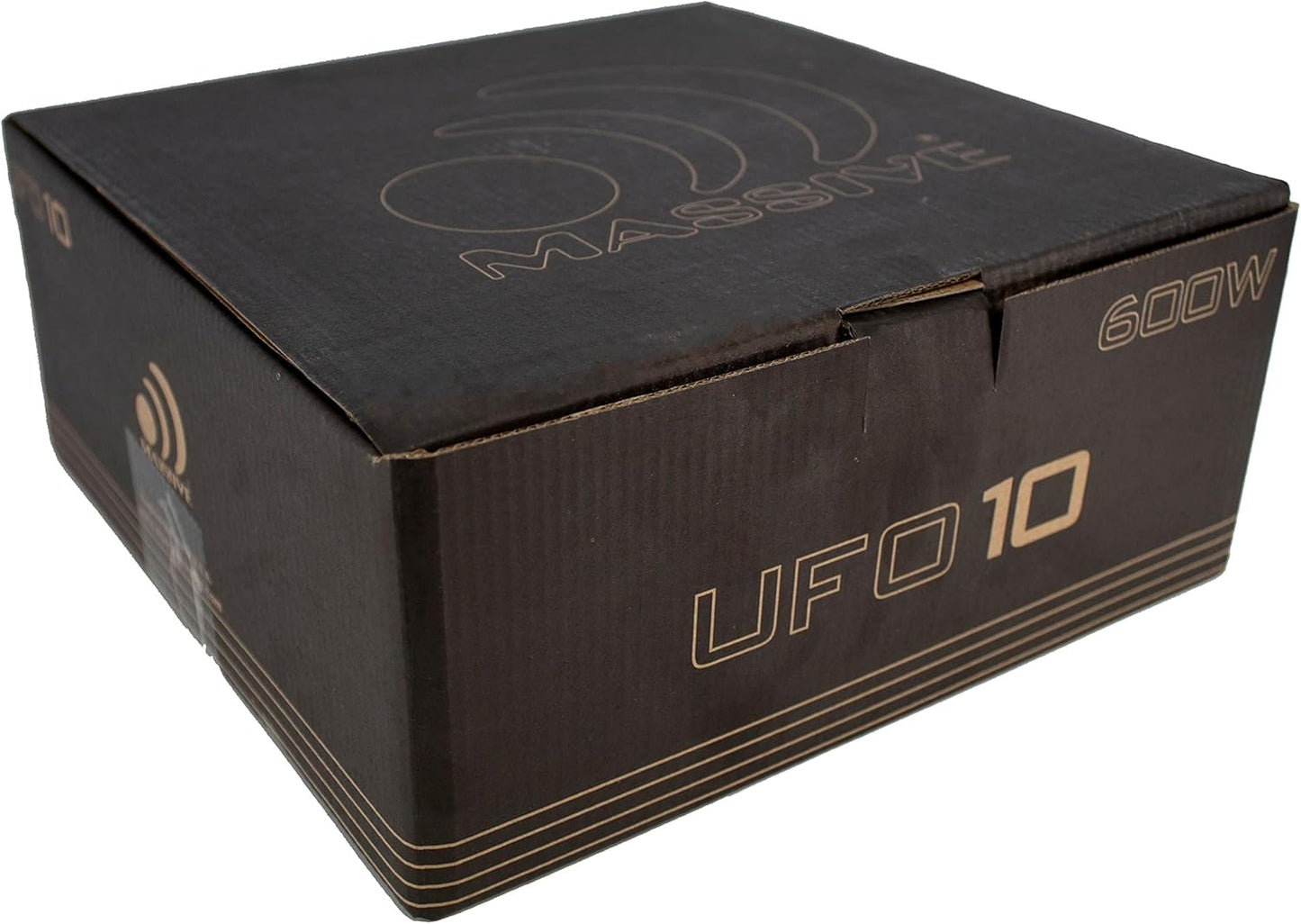 UFO10V2 10” Slim Subwoofer | 600W Max, 300W RMS, Dual 4 Ohm, Shallow Mount Design, Powerful Low-Profile Woofer for Tight Spaces & Deep Bass Car Audio Systems