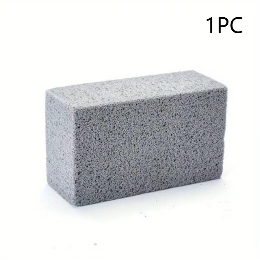 1 Piece Gray Cleaning Pumice, Suitable for Cleaning Grills, Baking Pans, Swimming Pools, and Toilets, Simple and Convenient