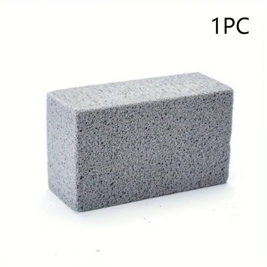 1 Piece Gray Cleaning Pumice, Suitable for Cleaning Grills, Baking Pans, Swimming Pools, and Toilets, Simple and Convenient