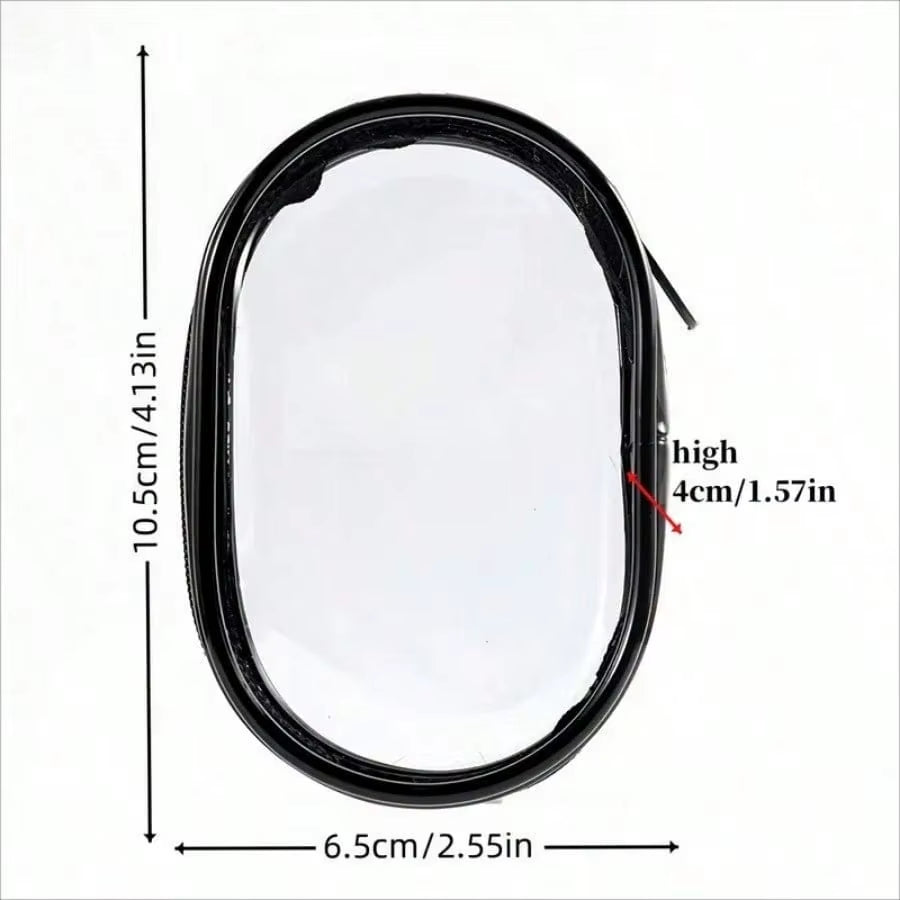 1 Piece Black/White Charger Storage Bag, Compact Design, Perfect for Headphones, Chargers, and Travel Accessories