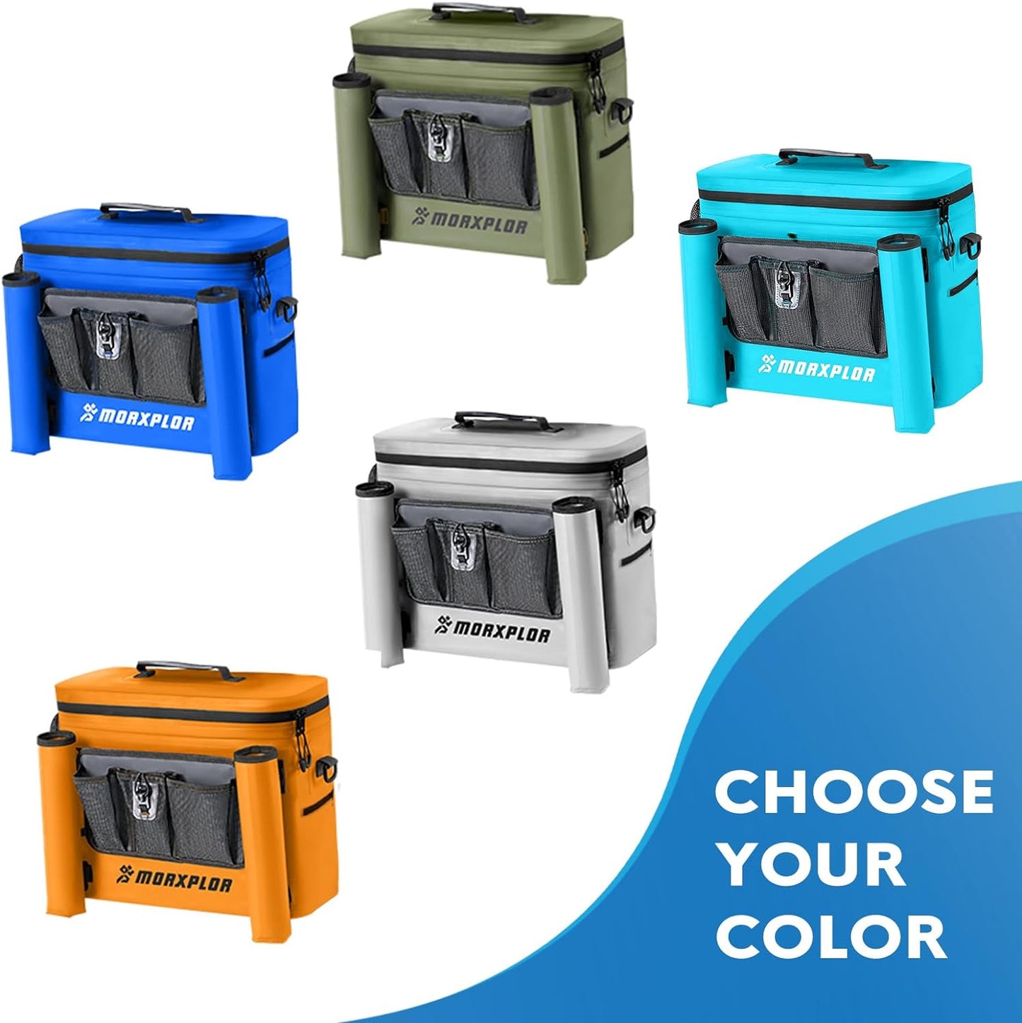 Kayak Cooler,Waterproof Kayak Seat Back Cooler for Kayaking,Kayak Accessories Cooler Bag,Protable Ice Chest,Beach Cooler,Travel Cooler for Camping or Lunch Bag