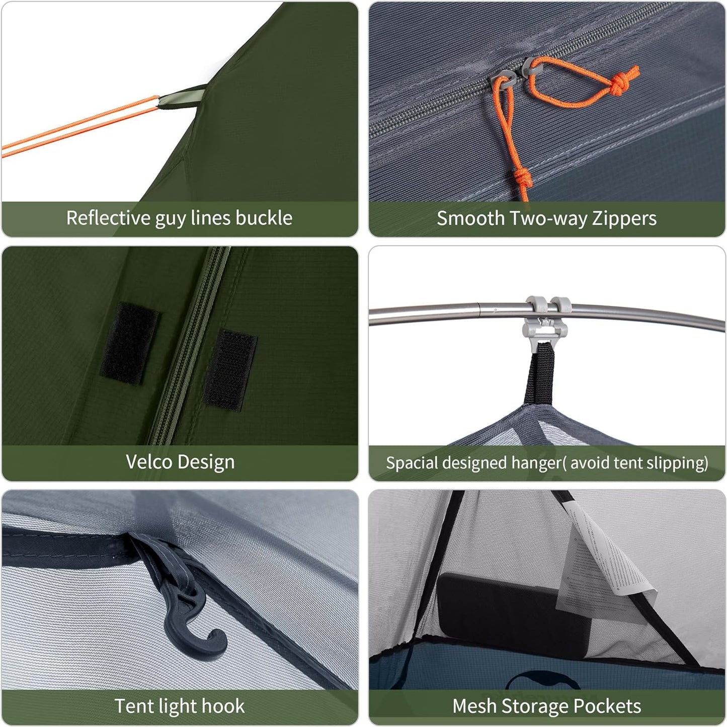 Bikepacking 1 Person Tent, Waterproof Easy Set up Free Standing Single Person Tent, Lightweight Backpacking Tents for Camping, One Person Tents with Footprint Included