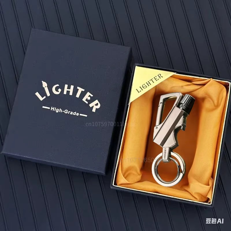 Permanent Match Wireless Lighter with Multi-Function Keychain Bottle Opener, Lit Anytime, Anywhere, Suitable for Outdoorsurvival