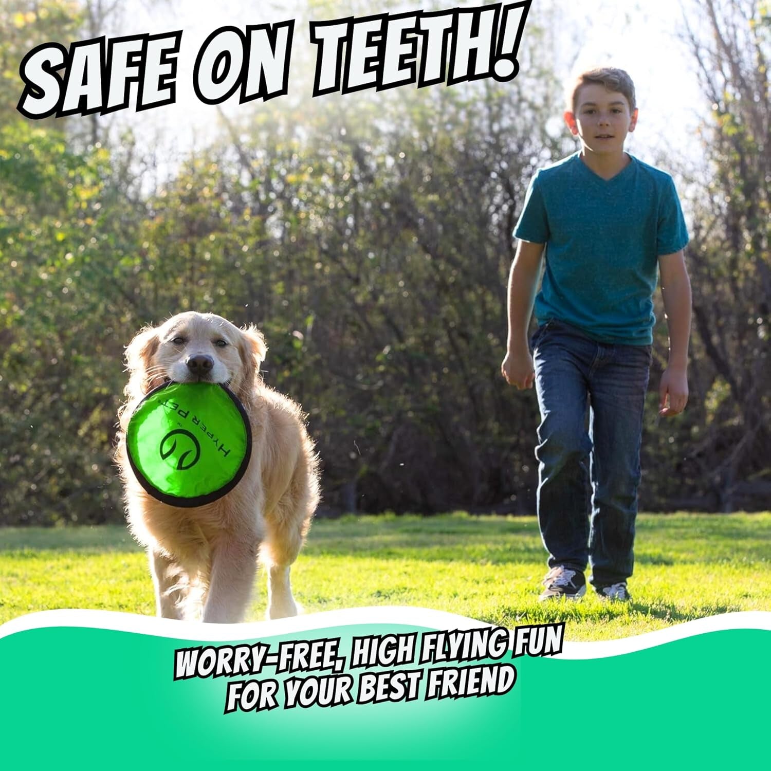 Flippy Flopper Dog Frisbee Interactive Dog Toys (Flying Disc Dog Fetch Toy - Floats in Water & Safe on Teeth) 2 Pack or 5 Pack, Colors Will Vary