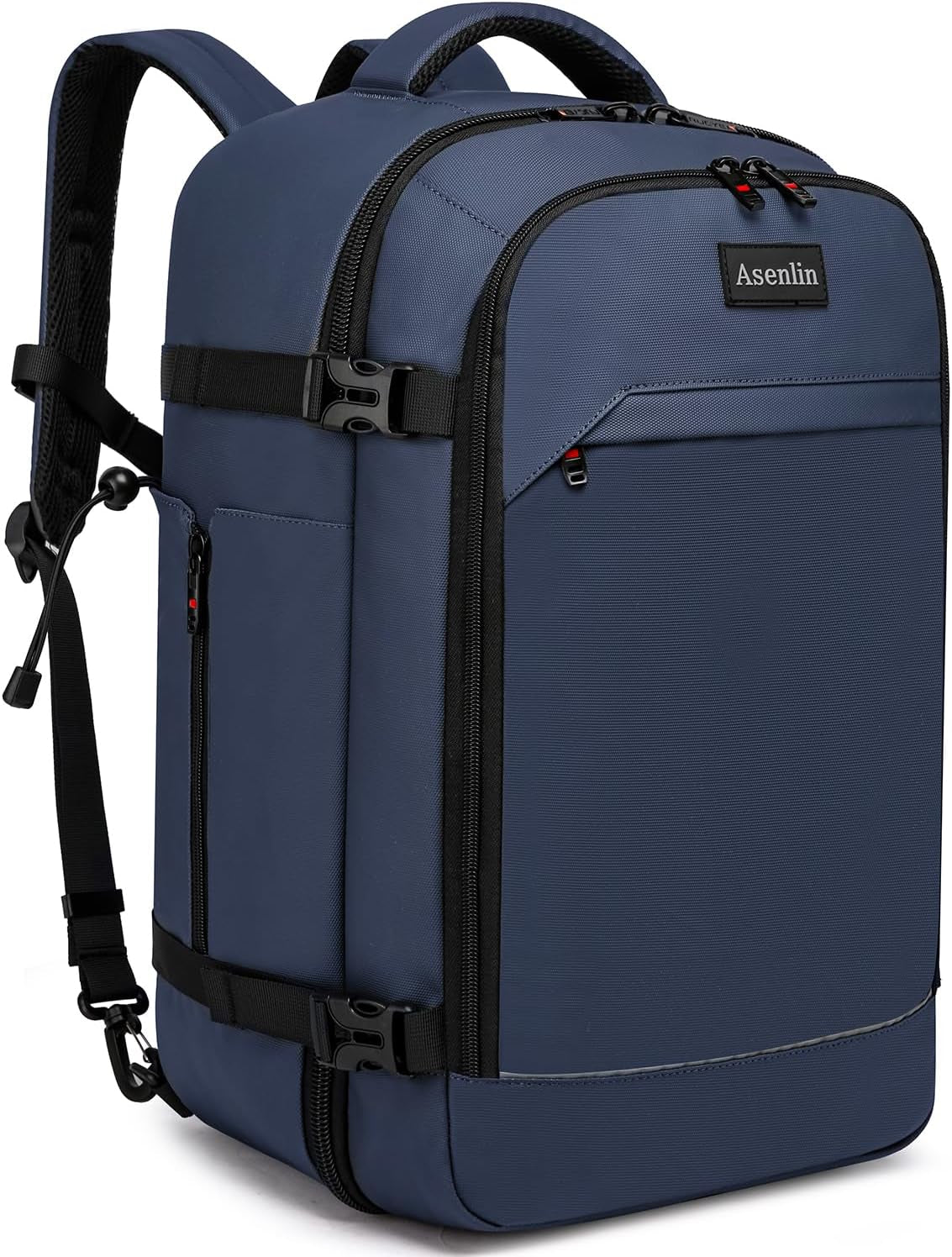 18 Inch Travel Laptop Backpack for Women Men，Business Travel Backpack Fit Flight Approved Water Resistant Computer Backpack Suitcase Backpack Black