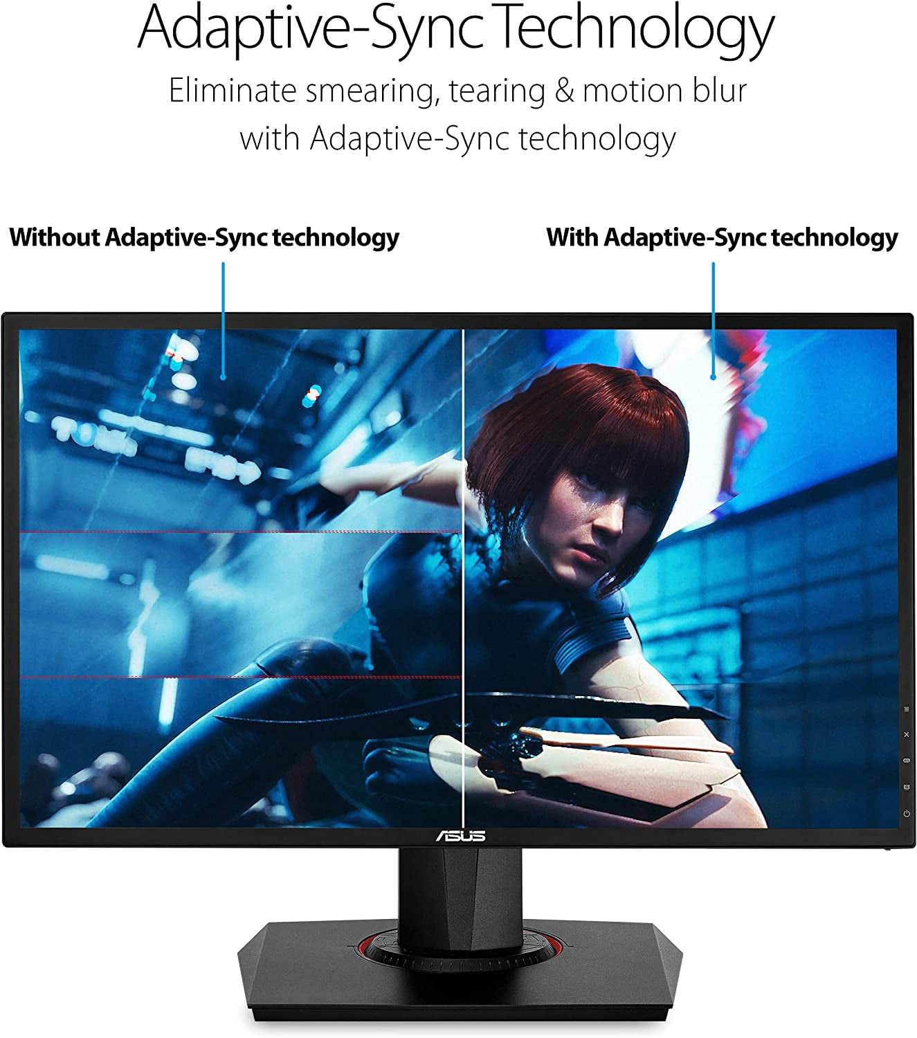 VG248QG 24” G-Sync Compatible Gaming Monitor 165Hz Full HD 1080P 0.5Ms DP HDMI DVI Eye Care