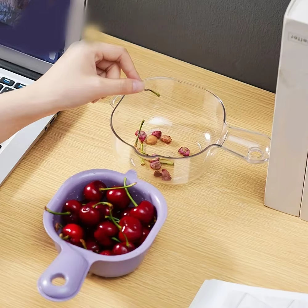 Dopamine Double-Layer Drain Basket – Wash & Strain in Style