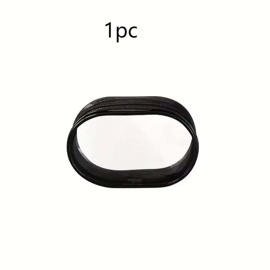 1 Piece Black/White Charger Storage Bag, Compact Design, Perfect for Headphones, Chargers, and Travel Accessories