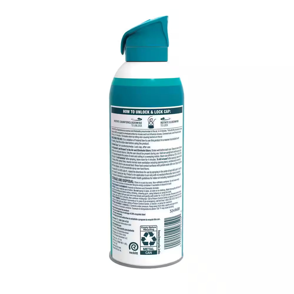Air Sanitizer Spray, for Air Sanitization and Odor Elimination, Simple Fresh, 10 Fl. Oz