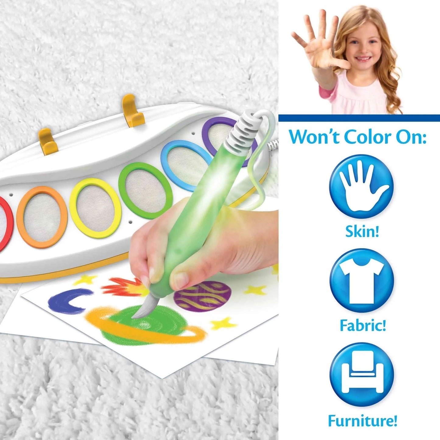 Color Wonder Magic Light Brush, Mess Free Kids Painting Set, Preschool Supplies, Toddler Activities, Educational Toys, Holiday & Christmas Gifts for Ages 3+